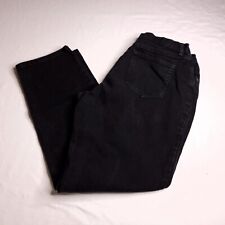 Jeans feminino vintage chique mãe 18 preto jeans cintura alta cônica, usado comprar usado  Enviando para Brazil