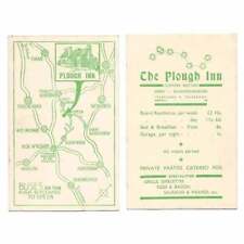 SPEEN Buckinghamshire The Plough Inn Route & Rate Card c1935 for sale  Shipping to South Africa