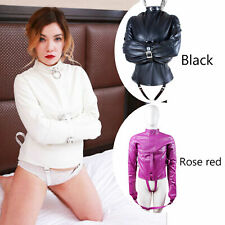 Women Asylum Straight Jacket Costume Body Harness Jumpsuit Armbinder Costume for sale  Shipping to South Africa