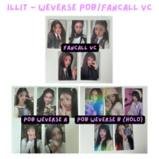 ILLIT - 1ST MINI ALBUM "SUPER REAL ME" WEVERS POB/FANSIGN VCE PHOTOCARD OFFICIAL for sale  Shipping to South Africa