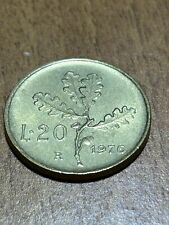 moneta 20 lire 1976 usato  Bari