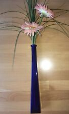 Blaue dünne blumenvase gebraucht kaufen  Deutschland