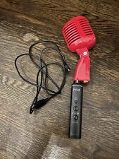 Microfone vocal dinâmico estilo vintage retrô clássico Pyle + cabo USB (vermelho) comprar usado  Enviando para Brazil
