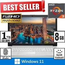 Notebook HP 17.3" Full-HD 1TB SSD Drive AMD Ryzen 8GB Ram Win 11 teclado com iluminação traseira, usado comprar usado  Enviando para Brazil