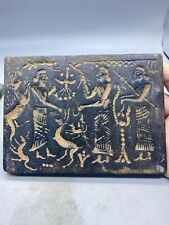 Wonderful ancient Black Stone written  old stone Tile kings tablet Tile for sale  Shipping to South Africa