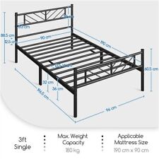 Single metal bed for sale  IPSWICH
