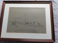 Worcestershire hunt framed for sale  NORTH FERRIBY
