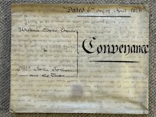 1826 indentured conveyance for sale  BEDFORD