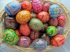 3 jajka wielkanocne rosyjskie ukraińskie polskie pisanki wakacje tradycyjne dziecięce, średnie na sprzedaż  Wysyłka do Poland
