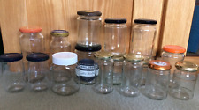 Empty glass jars for sale  STUDLEY
