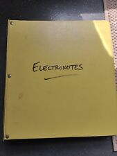 Electronotes original newslett for sale  Los Angeles