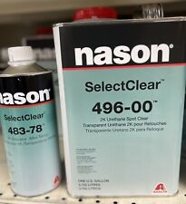 NASON SelectClear Kit 496-00 activator 483-78 Urethane Spot Clear Transparent for sale  Shipping to South Africa
