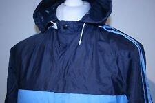 Jaqueta Adidas Windbreaker -D5 / M- 2 tons azul - Capa de chuva vintage com capuz, usado comprar usado  Enviando para Brazil