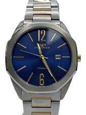 Technos relógio de titânio quartzo 43mm masculino mostrador azul fabricado na Suíça redondo T9B32TN comprar usado  Enviando para Brazil