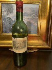 Garrafa de vinho Chateau Mouton Rothschild vazia 1960 rara colecionável 750 ml sem cortiça comprar usado  Enviando para Brazil