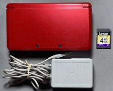 Usado, Sistema portátil Nintendo 3DS 4GB - Vermelho chama - CTR-001 (EUA) com carregador muito bom estado usado comprar usado  Enviando para Brazil