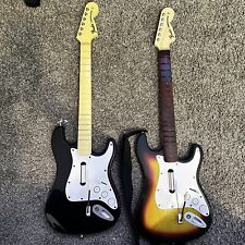 2 -Harmonix Playstation Fender Stratocaster Rock Band Guitar PSGTS2 PS3 TESTED, used for sale  Shipping to South Africa