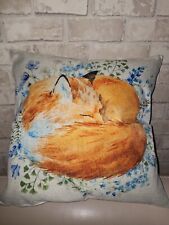 Sleeping fox cushion for sale  HARROW