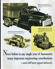 1952 GMC Diesel Tanker PM150-22  Engine Trucks PRINT AD for sale  Salem