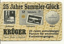 TELEPHONE CARD - KRUGER: STAMP COIN TELECARD MAGAZINE / PHONECARD GERMANY for sale  Shipping to South Africa