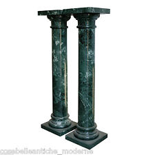 Par Columnas En Mármol Verde Alpi Green Marble Par Column Made IN Italy H100cm segunda mano  Embacar hacia Argentina