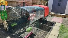 Omlet Eglu Cube / Chicken House / Coop With 3 Metre Run, Sunshade, Rain Cover..., used for sale  EDGWARE