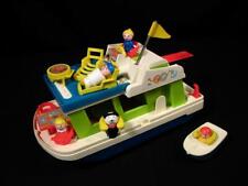 Complete Vintage Fisher Price Little People Play Family Happy Houseboat #985 for sale  Shipping to South Africa