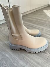 Stiefeletten beige hellblau gebraucht kaufen  Etting,-Mailing