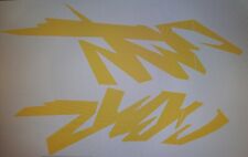 CBR YELLOW LARGE FAIRING PANEL CUSTOM PAIR GRAPHICS DECALS STICKERS, used for sale  Shipping to South Africa