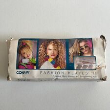 Vintage 1988 Conair Fashion Plates II-Crimpagem, Ondas Profundas, Ferro de Alisamento comprar usado  Enviando para Brazil