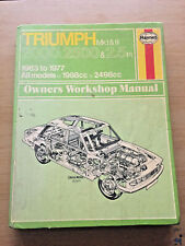 Triumph 2000 2500 for sale  STOCKPORT