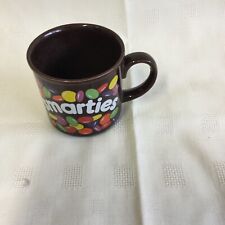 Vintage SMARTIES 1980s Hornsea Pottery Chocolate Brown Ceramic Mug for sale  BLACKPOOL