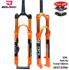 MTB Bicycle Fork Magnesium Alloy Air Suspension 26 27.5 29er Inch 32 HL RL100mm for sale  Shipping to South Africa