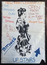 Dragons claw tattoo for sale  CHRISTCHURCH