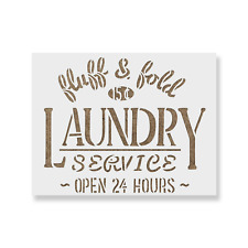 Laundry service stencil for sale  Dunedin