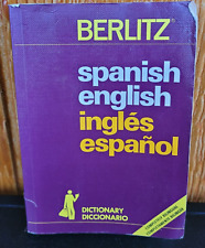 Diccionario Berlitz Español Inglés Inglés Español Diccionario 1986, usado segunda mano  Embacar hacia Argentina