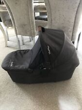 Nuna Triv Carry Cot - Caviar / Grey Carrycot , ADAPTERS NOT INCLUDED, used for sale  Shipping to South Africa