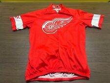 Usado, Camiseta deportiva de ciclismo de hockey de la NHL roja de Detroit Red Wings para hombre - VOmax - grande segunda mano  Embacar hacia Argentina