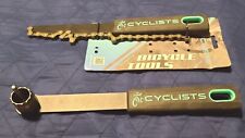 Usado, Kit de ferramentas de remoção de cassete de bicicleta, 2 peças chicote de corrente de bicicleta + chave comprar usado  Enviando para Brazil