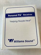 Receptor Williams Sound Personal PA FM, modelo PPA R7 - NOVO comprar usado  Enviando para Brazil