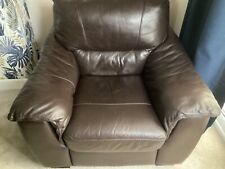 Brown real leather for sale  BRISTOL