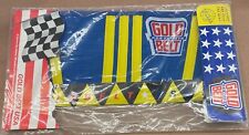 VTG NOS 80s Gold Belt The Cool One 7" Blue Size 25-36 Suzuki RM500 AHRMA for sale  Shipping to South Africa