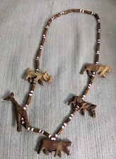 Wooden bead necklace for sale  Hackettstown