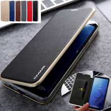 For Samsung S8 S9+S20+S22ultra Leather Wallet Card Slim Case Magnetic Flip Cover d'occasion  Expédié en Belgium