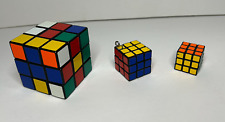 Antigo Cubo Rubik 1980 LOTE de 3 - tamanhos diferentes - movimento suave no ORIGINAL comprar usado  Enviando para Brazil