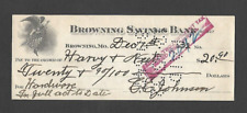 1932 bank check for sale  Festus