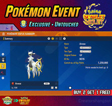 Usado, Evento Arceus 6IV ⭐ Evento GameFreak 20º Aniversário⭐ Pokémon Scarlet and Violet comprar usado  Enviando para Brazil