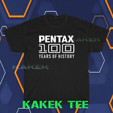 Nova Camisa Masculina Logotipo Câmera Pentax Preta Camiseta Engraçada Tamanho P a 5XL comprar usado  Enviando para Brazil