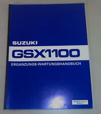 Manual de taller suplemento moto Suzuki GSX 1100 stand 03/1981, usado segunda mano  Embacar hacia Argentina