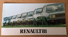 Renault range 1981 for sale  NOTTINGHAM